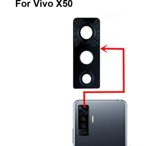 High quality For Vivo X50 Back Rear Camera Glass Lens test good For Vivo X 50 Replacement VivoX50