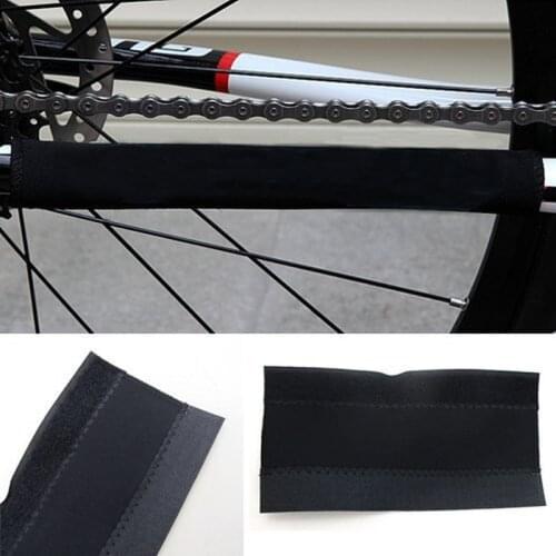 1PC Black Bicycle Chain Protector Cycling Frame Chain Stay Posted Protector MTB Bike Chain Care Guard Cover