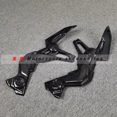 100% Carbon Fibre For Kawasaki Z900 2020-2021 Motorcycle Frame cover side panel