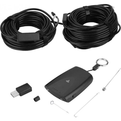 10M/20M 5.5mm 720P HD camera 6 Led IP67 Waterproof Endoscope WIFI endoscope for Pipe Inspection Measuring Tools Best Price