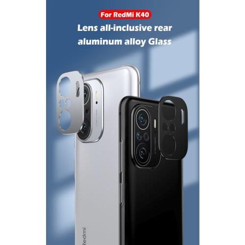 3D Metal Camera Cover For Xiaomi Redmi K40 Pro Plus Lens Zinc Alloy Screen Protector For Xiaomi Redmi K40 Ultra K40Pro Plus 5G