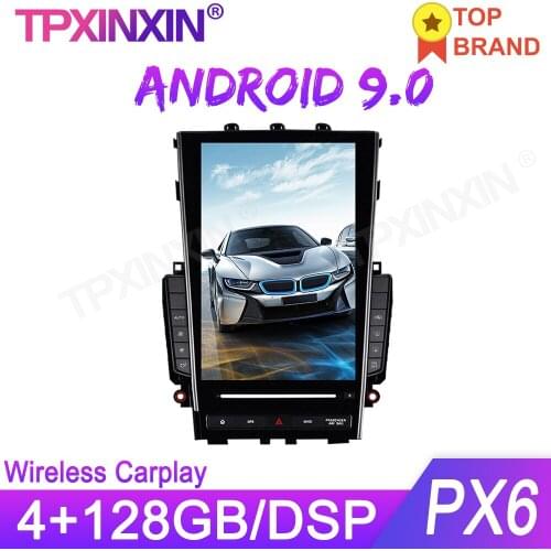 4+128G Android 9 For Infiniti Q50 Q50L Q60S 2015-19 Vertical Screen Car Multimedia Player GPS Navigation Headunit Radio Recorder