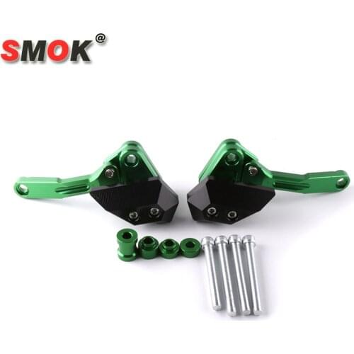 SMOK For Kawasaki Z1000 2010-2016 Motorcycle Accessories CNC Aluminum Alloy Frame Gurad Crash Slider Falling Protection
