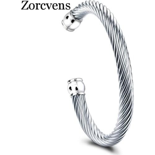 Modyle Brand Jewelry 316L Stainless Steel Bracelets Bangles Satellite Crystal Stone Bracelet For Women