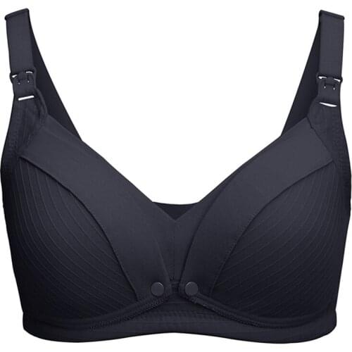 Women Mother Nursing Bralette Maternity Nursing Bra Pregnant Mama Open Breast Bra Cotton Blend Wire Free Sleep Lactating