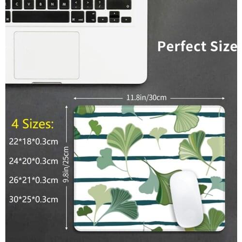 Ginkgo Leaves Pattern Mouse Pad 1167 Backdrop Background Biloba Botanical Branch Color