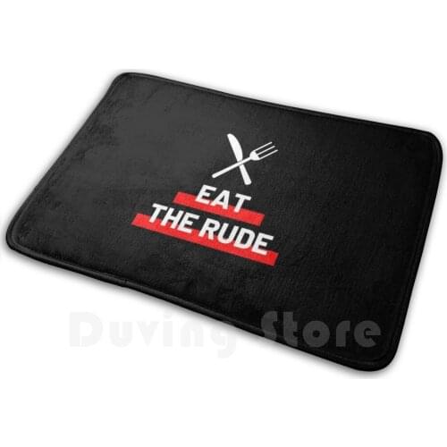 Eat The Rude Mat Rug Carpet Anti-Slip Floor Mats Bedroom Hannibal Lecter Mads Mikkelsen Hugh Dancy Fannibal Cannibal Nbc