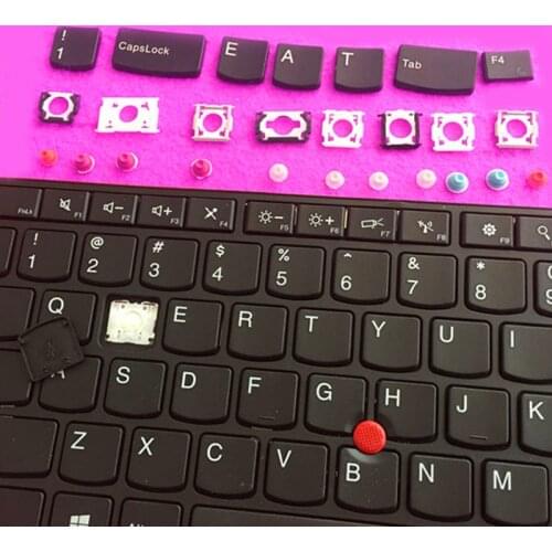 Original For IBM Lenovo T430I T430S X230i X230 L430 T530 W530 T430 Laptop Keyboard KEY & Clips
