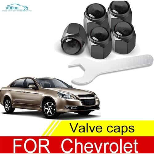 Car Wheel Tire Air Valve Caps Stem Cover With Brand For Chevrolet Captiva Camaro Vlot SAIL Spark Aveo Epica Malibu Cruze