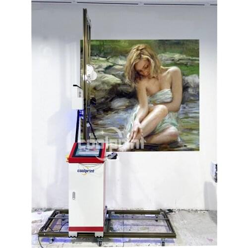 Large Format Direct to Outdoor Inkjet Printer WallDecoration Inkjet Printer for Wall Chinese Wallpen Printer for Wall