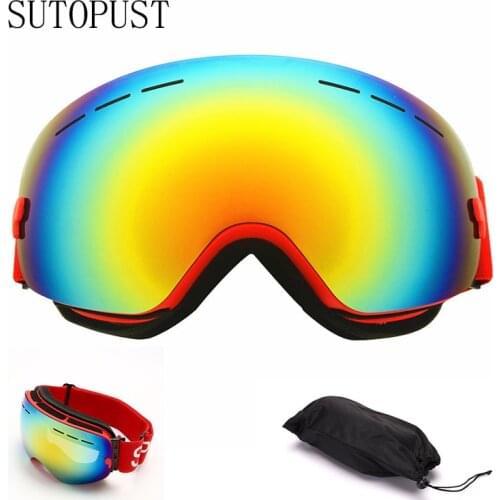 Ski Goggles Men Women Snow Ski Snowboard Mask Glasses for Skiing Equipment UV400 Protection Skiing Eyewear Adults Winter Sport