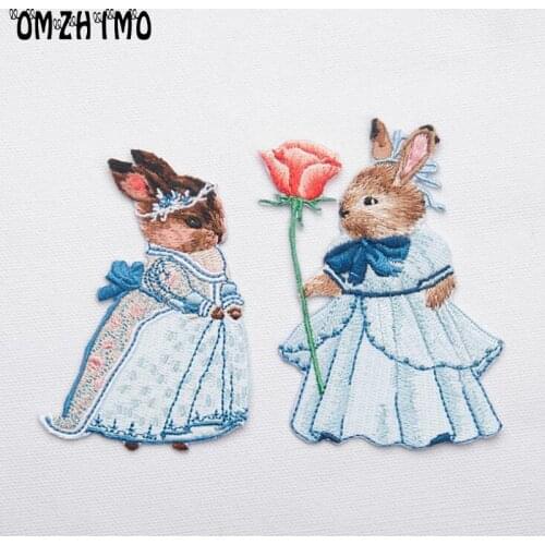 Embroidery Patches For Clothing Mulity Fashion Girls Iron On Patches Punk Motif Applique DIY Accessory Clothes Stickers