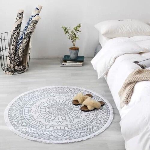 New arrive Computer Chair Antislip Mat Floor Mat Romantic Home Decor round carpet rugs for children rooms 100% Polyester