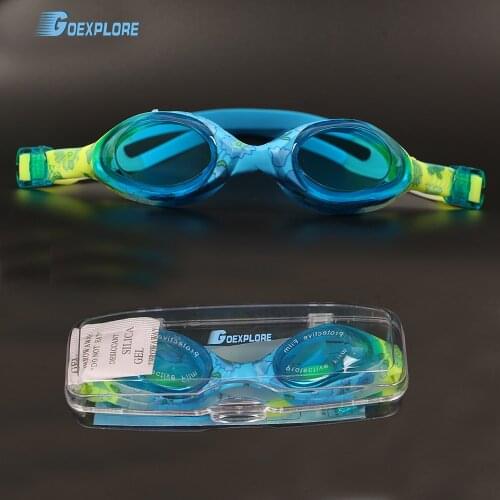Goexplore swimming goggles kids 6-14 Years Professional glasses for swimming Boys Girls Adjustable natacion water glasses Child