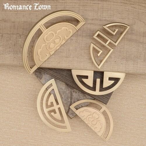 Half Circle Vintage Classic Handles Drawer Knobs for Cabinet/Door/Cupboard, Zinc Alloy, Kitchen Furniture Hardware 32mm/64mm