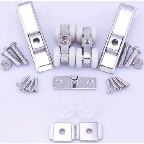 Sliding Door Roller Home Room Wood Door Hanging Wheels Bear 50KG For Furniture Hardware