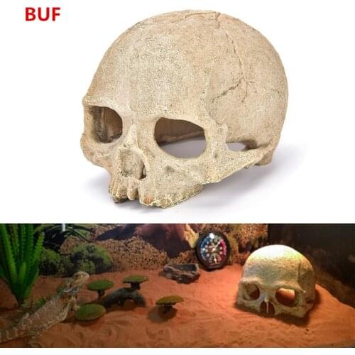 Aquarium Garden Landscaping Ornaments Skull Statues Scorpion Gecko Spider Lizard Snake Small Animal Breeding Room Evasion
