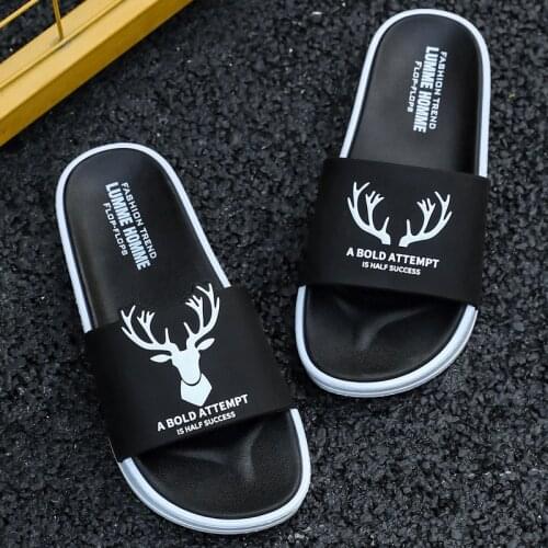 Slippers Mens Home Fashion Soft Bottom Non-Slip Platform Bath Slippers Slippers Men Man Shoes Home Slippers Mens Shoes