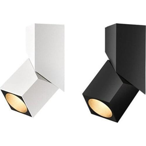 Folding 360° rotating downlight 3W 7W 12W 15W, CRI> 90,85-265V surface mounted downlight LED background light indoor lighting