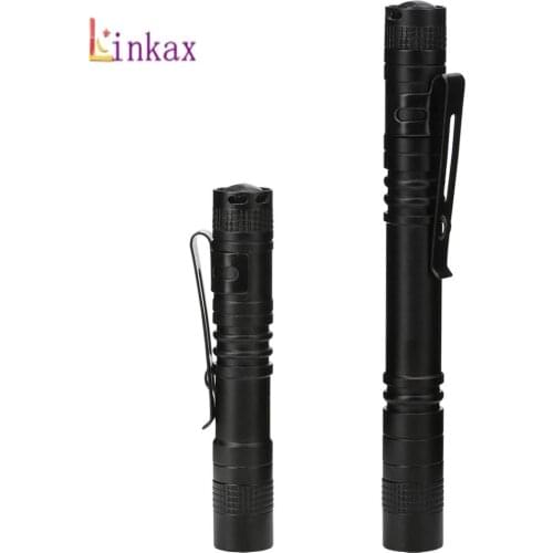 Led Mini Penlight Q5 2000LM LED Flashlight Torch Pocket Light Waterproof Lantern AAA Battery Powerful Led For Hunting