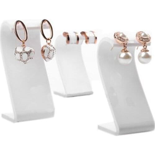 Jewelry Jewelry Acrylic Earrings Earrings Display Shelf Earrings Earringes Display Display Drabs 3 / Batch
