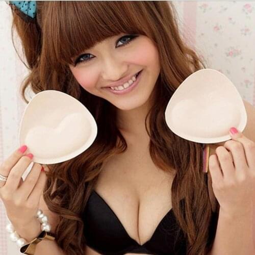 1 Piece!! Summer Women Swimsuit Padding Inserts Sponge Foam Bra Pads Chest Cups Breast Bra Bikini Inserts Chest Pad