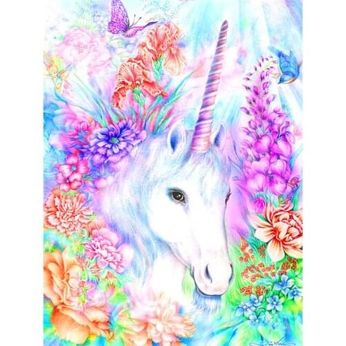 5D DIY Diamond Painting Unicorn&Peony Full Square/Round Mosaic Rhinestones 3D Diamond Embroidery Sale home decoration art FG1640