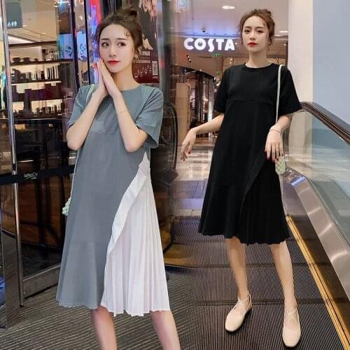 895# Maternity Clothes Nursing Dress Summer Stylish Dress for Pregnant Women Pregnancy Clothes Breastfeeding Dress