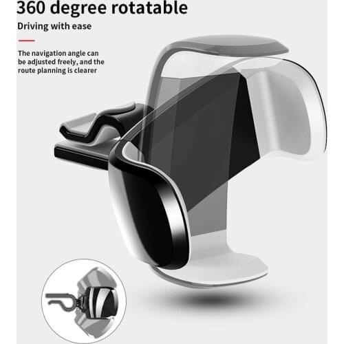 Car Mobile Phone Holder Universal 360 Degree Mini Stand Bracket In Auto Air Vent Mount Air Outlet Car Phone Stand