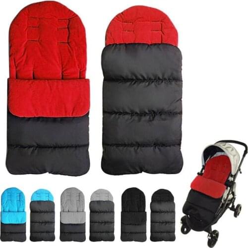 Baby Stroller Cotton Pad Buggy Pram Stroller Sleeping Bags Buggy Pram Stroller For Baby Toddler Mat Windproof Warm Thick Pad
