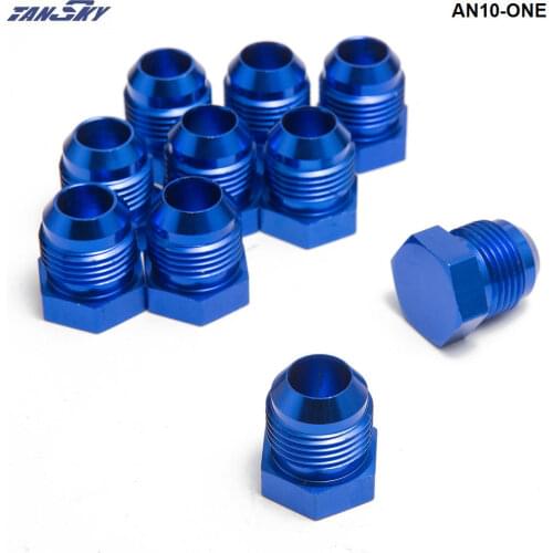 Oil cooler fitting (blue,H Q) AN10-ONE