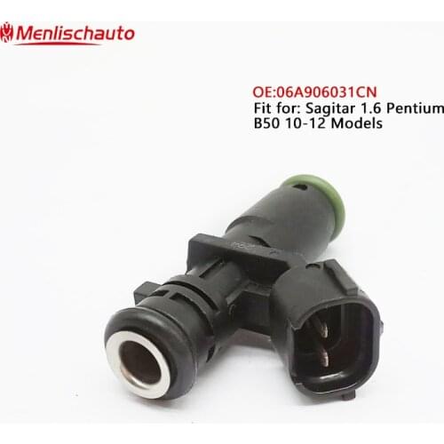 Original 6set Fuel Injector Nozzle 06A906031CN 06A 906 031 CN For J-etta models Sagitar Pentium B50 1.6L 1.8L L4