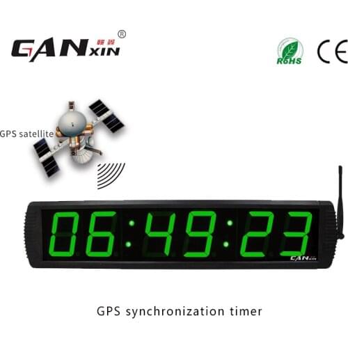 [Ganxin] 4" modern home decor digital GPS led wall clock