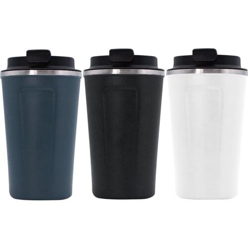 12oz Stainless Steel Coffee Thermos Mug Vacuum Flasks Portable Car Travel Thermo Cup Water Bottler Thermocup For Gif