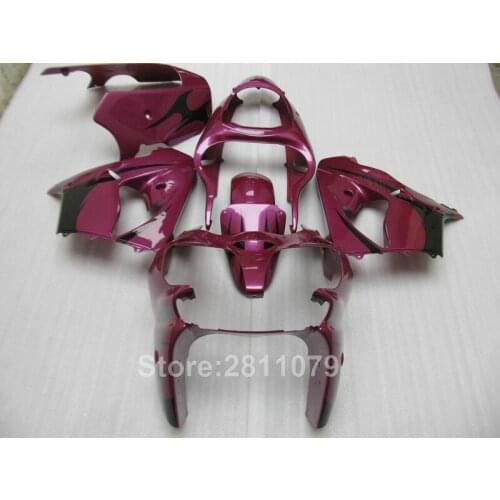 Fairing kit for Kawasaki ninja ZX9R 2000 2001 purple black motorcycle fairings set ZX9R 00 01 MK01