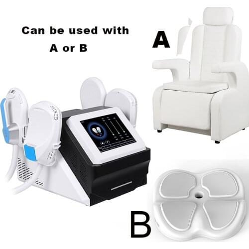 5000W Big Power Upgraded Version Magnetic Stimulation HI-EMT Muscle Stronger Fast Building Body Sculpture Machine With 4 Handls