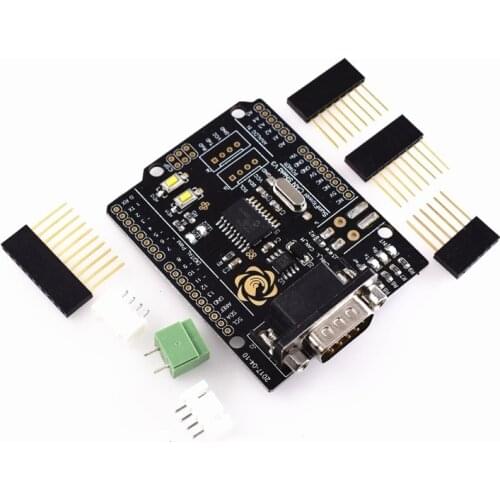 MCP2515 Can Bus Shield Board Module SUB-D Connector Standard UART IIC SPI LED Indicator Controller CAN 4.8-5.2V for Arduino