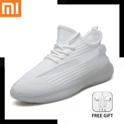 Xiaomi Mens Casual Shoes Luminous Starry Walking Shoes Lightweight Breathable Flying Woven Casual Shoes Non-slip Wear-resistant