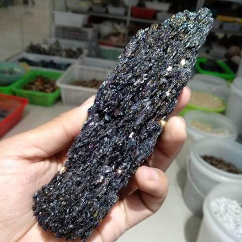 Natural seven-color stone raw stone volcanic rock home office decoration furnishings