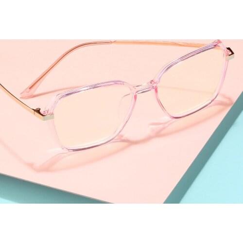 Veshion Anti-blue Light Glasses Frame Flat Mirror Computer Goggles 2020 New Tr90 Frame Metal Legs with Myopia Frame