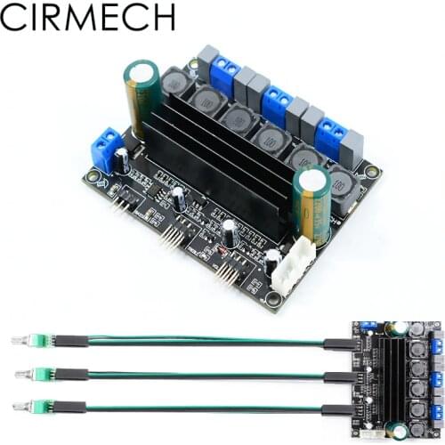 CIRMECH TPA3116 2.1 Channle Amplifier board 2x80W+100W High-Power TPA3116 three channels Amplifier Extension potentiometer Cable