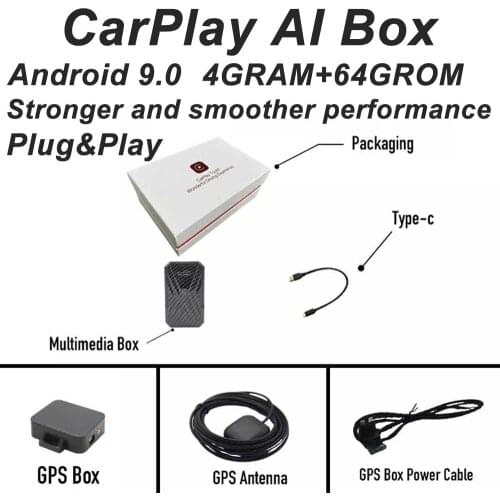 Escape SL Carplay TV Box Android 9.0 For Toyota Highlander Tacoma Camry Corolla Car Multimedia Player Mirror Link Carplay 4+64G