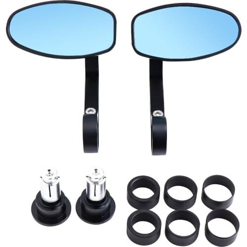 For KAWASA End Mirrors Universal Motorcycle Bar Rearview Mirror For Honda CBR600RR Side Mirrors For MT09 MT07 For DUCATI 888