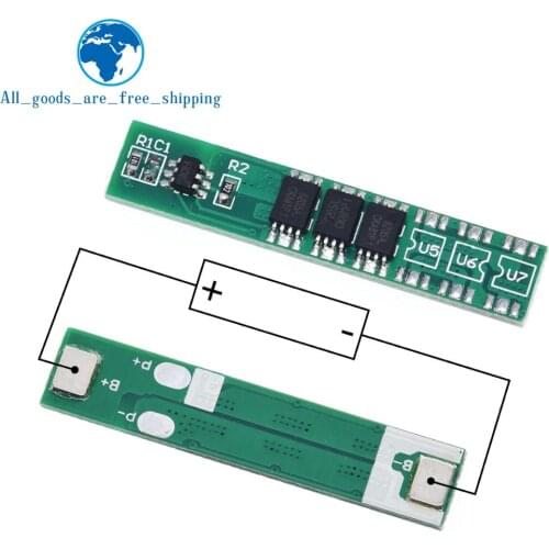 TZT 1S 7.5A 3.7V li-ion BMS PCM battery protection board pcm for 18650 lithium ion li battery