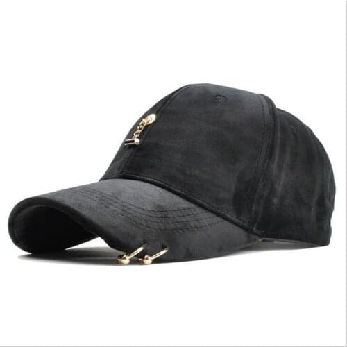 2019 new ring Baseball Cap Women Mens Fashion Brand Street Hip Hop Adjustable Caps Suede Hats for girl snapback Cap