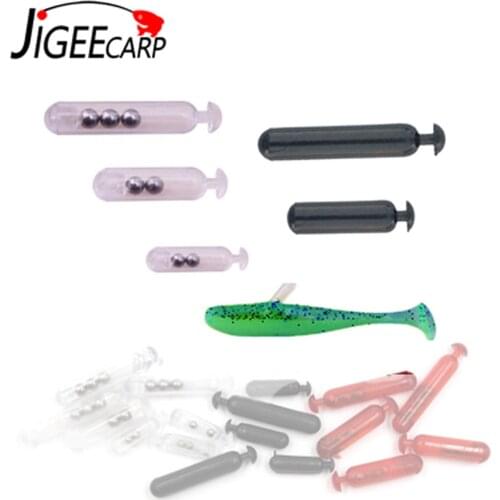 20pcs Plastic Fishing Rattles for Fly Tying Lure Sound Tube Rattles Insert Tube for Soft Worm Jig Fishing Lure Accessories