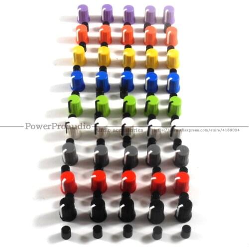 45pcs/lot Rotary Knob NI For Traktor Kontrol Z1 Z2 S2 S4 S5 S8 DJ Controller Mixer