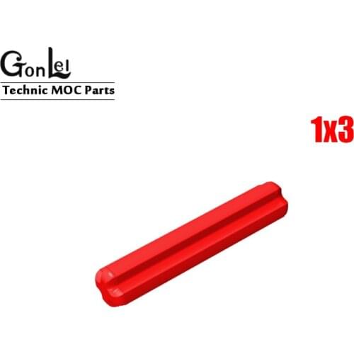 80Pcs/lot High-Tech Parts 4519 Technical Axle 3 1X3 MOC Parts DIY Blocks Assemble Particles Building Block Bricks Set DIY Toys