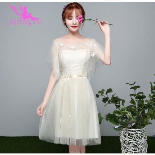 AIJINGYU 2021 2020 wedding guest party prom dress bridesmaid dresses BN544
