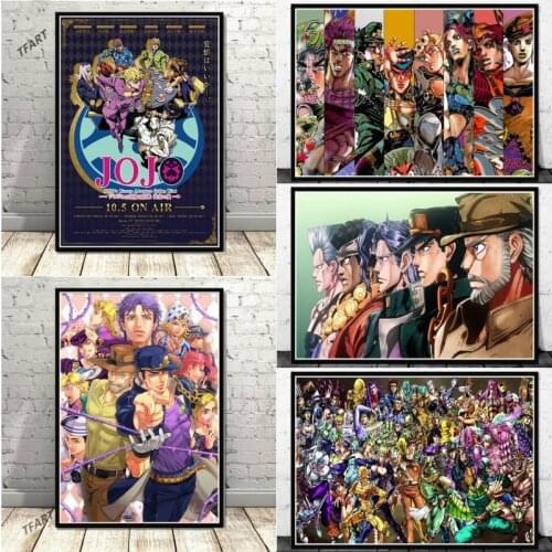Diamond Painting JoJos Bizarre Adventure Japanese Anime Diamond Inlaid Diamond Mosaic DIY Full Diamond Embroidery Home Decor